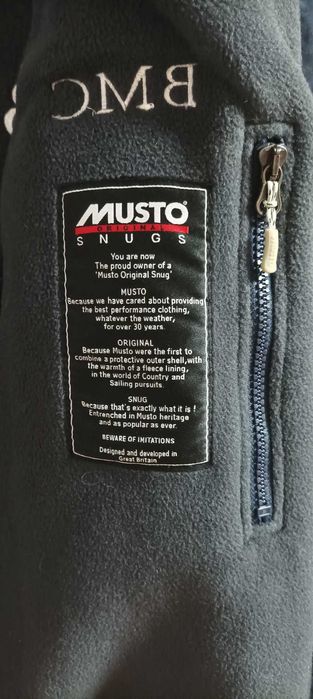 Брендовая тёплая спортивная куртка Musto