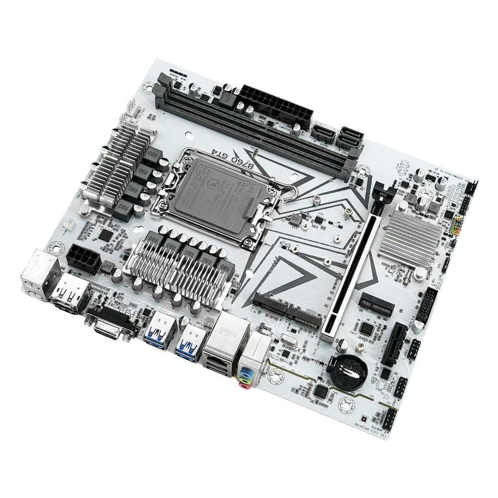 Материнська плата MACHINIST чіпсет B760 DDR4 сокет LGA 1700 12/13 gen