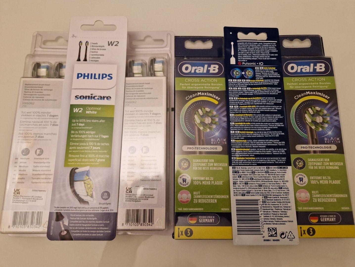 Новая оригинальная Oral-B pro 3+ пачка насадок 4шт