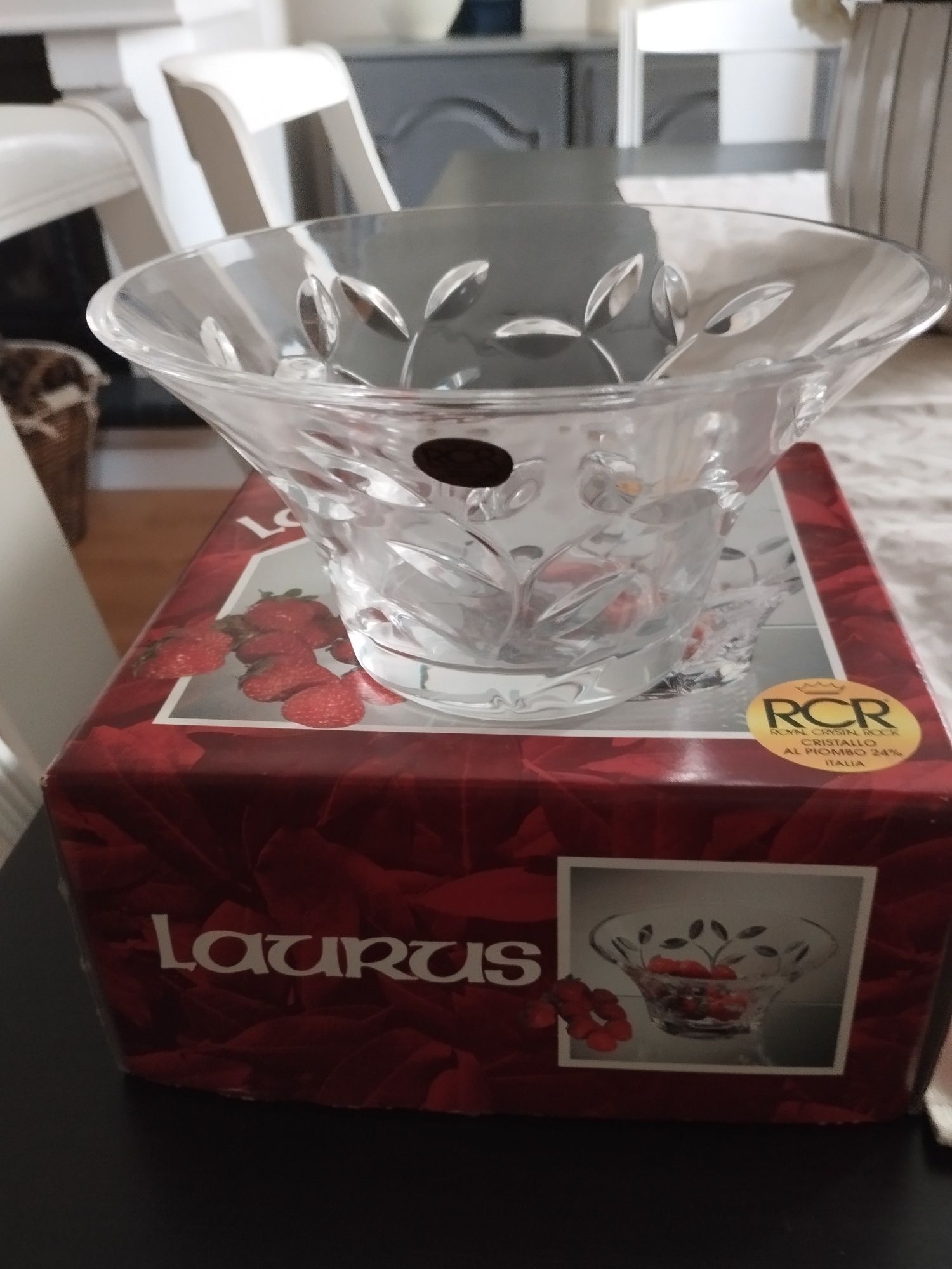Taça em cristal nova