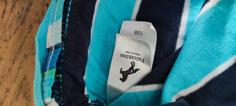 Bluzka koszula z kapturem 128/134 chłopięce 6 szt