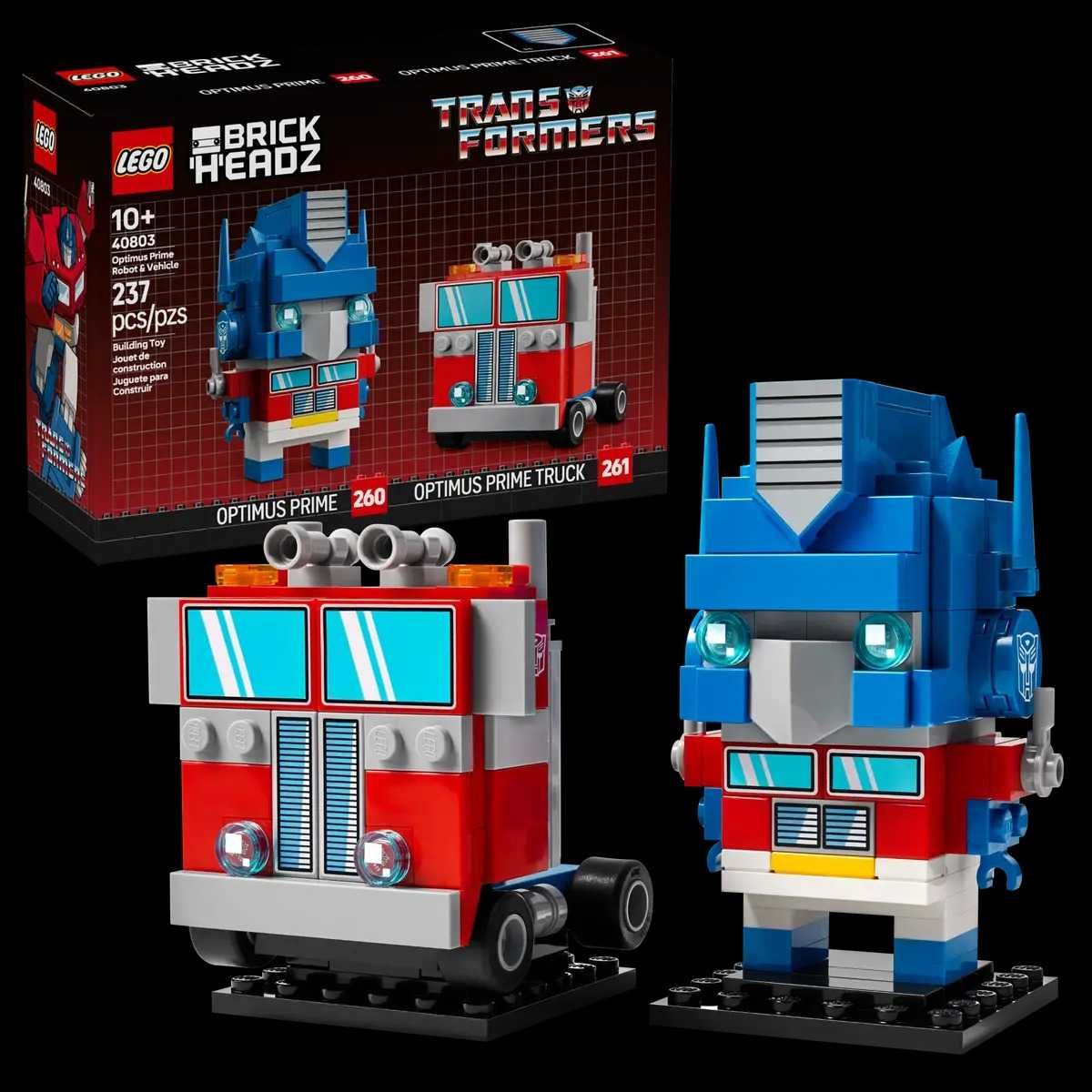 LEGO 40803 Robô e Veículo de Optimus Prime