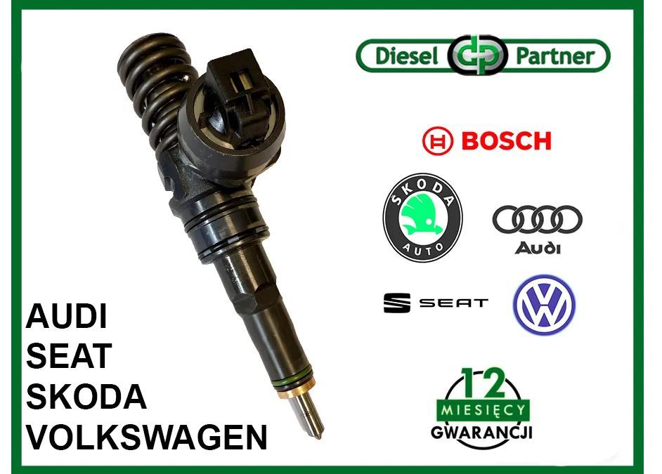 Bosch 038130073BP 0414720314 pompowtryskiwacz do AUDI, SEAT, SKODA, VOLKSWAGEN