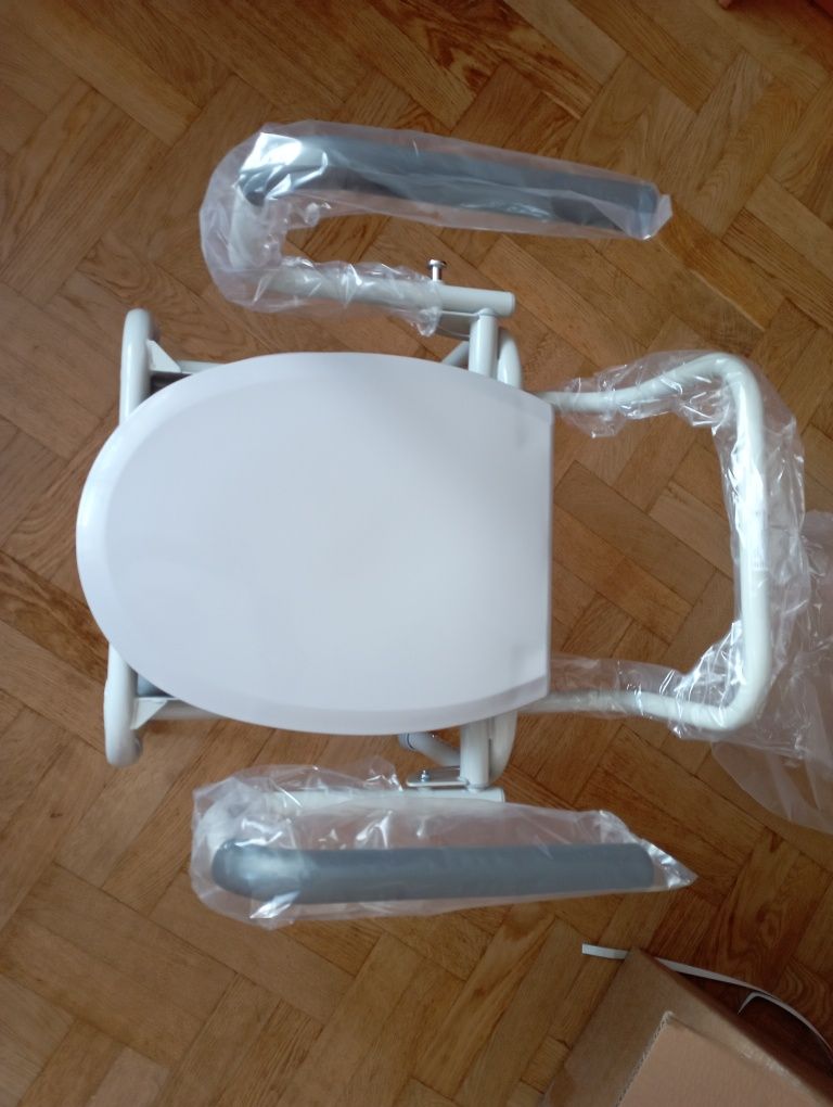 Сталевий стілець-туалет з відкидними підлокітниками, OSD-2108D