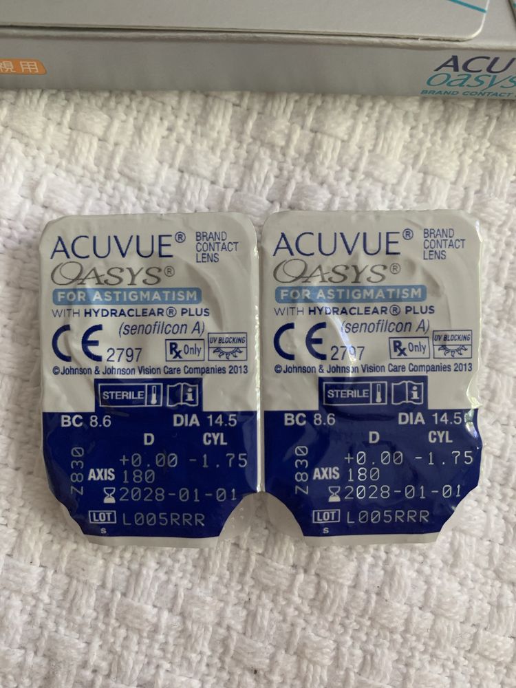 Acuvue Oasys Astigmatism CYL -1.75
