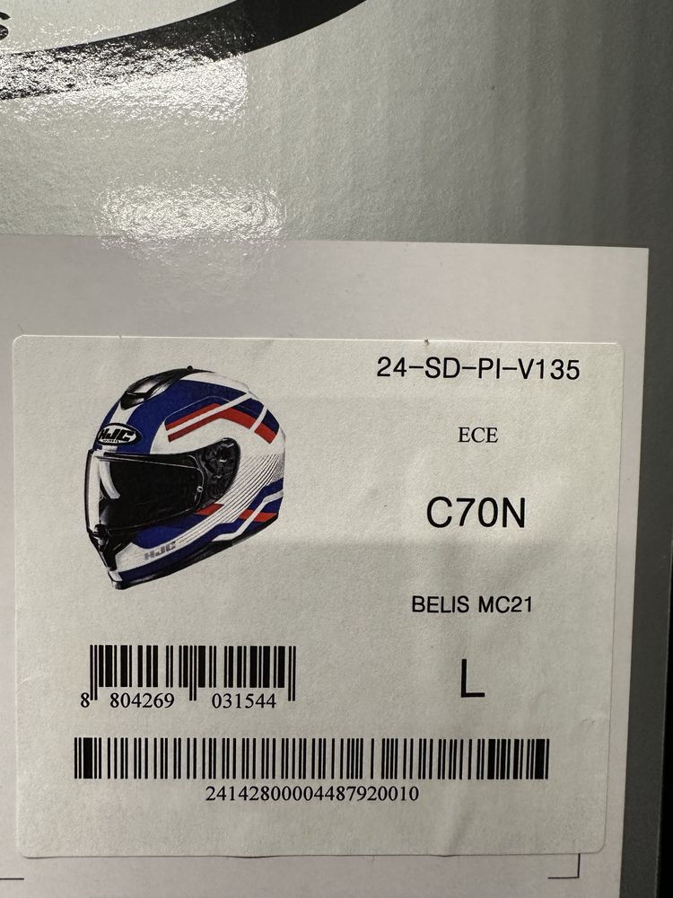 Kask motocyklowy HJC C70N BELIS rozmiar L Poliweglan,NOWY MODEL,PROMO!