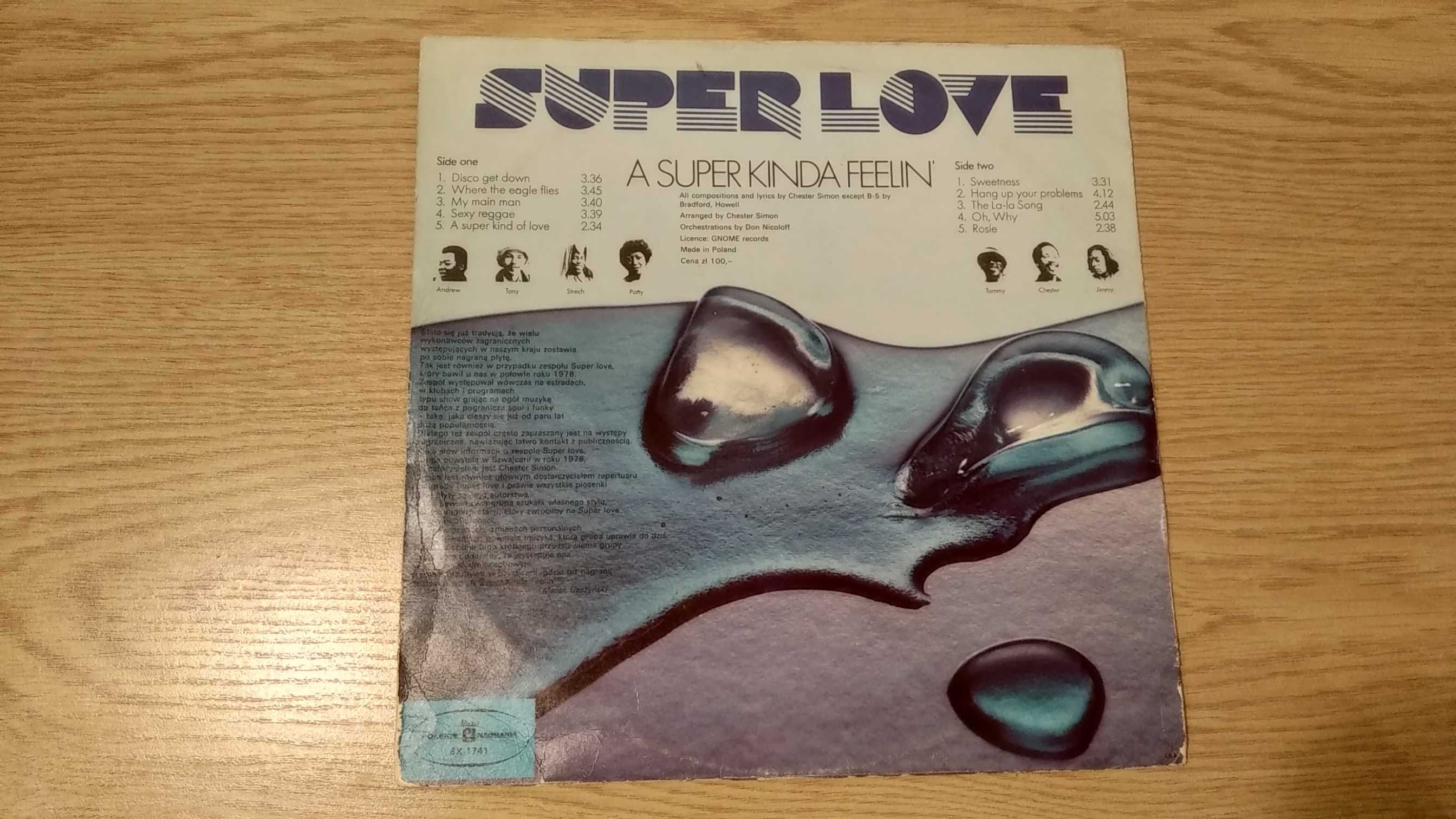 Winyl Super Love - A Super Kinda Feelin' VG gratis folia
