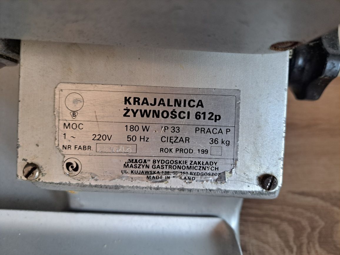 Sprzedam krajalnicę MAGA
