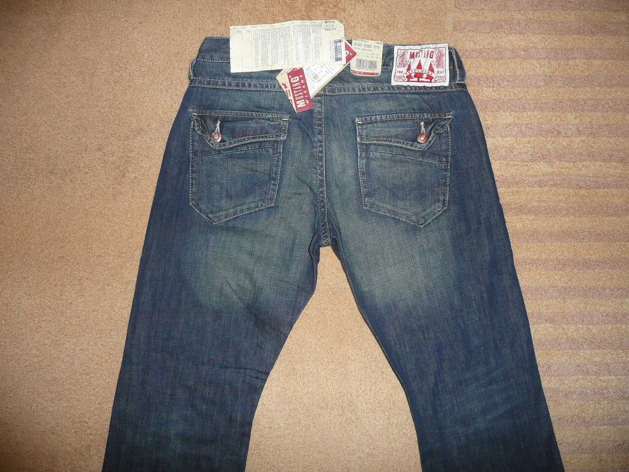 NOWE spodnie dżinsy MUSTANG W34/L32=45/107cm
