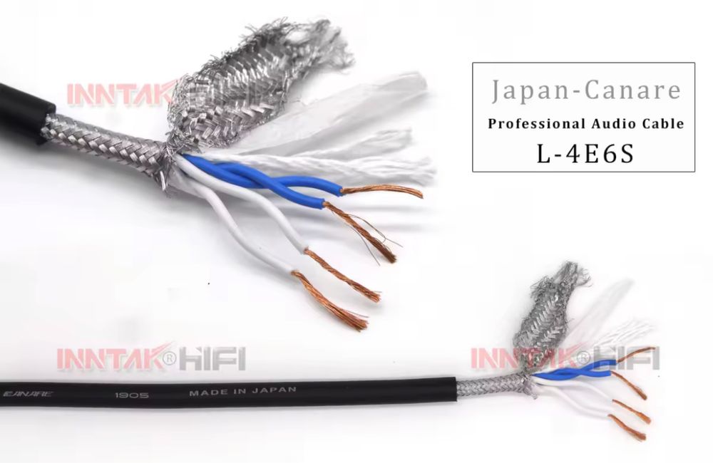HIFI CANARE Subwoofer Audio Cable Self-locking RCA To RCA 0.75 m