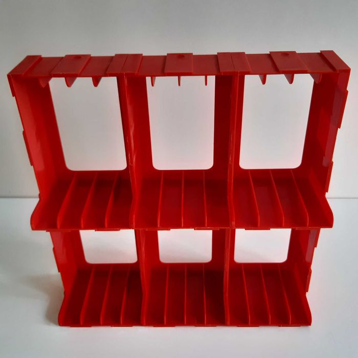 Retro Expositor Organizador Arquivador Modular p/ 24 Cassetes Audio