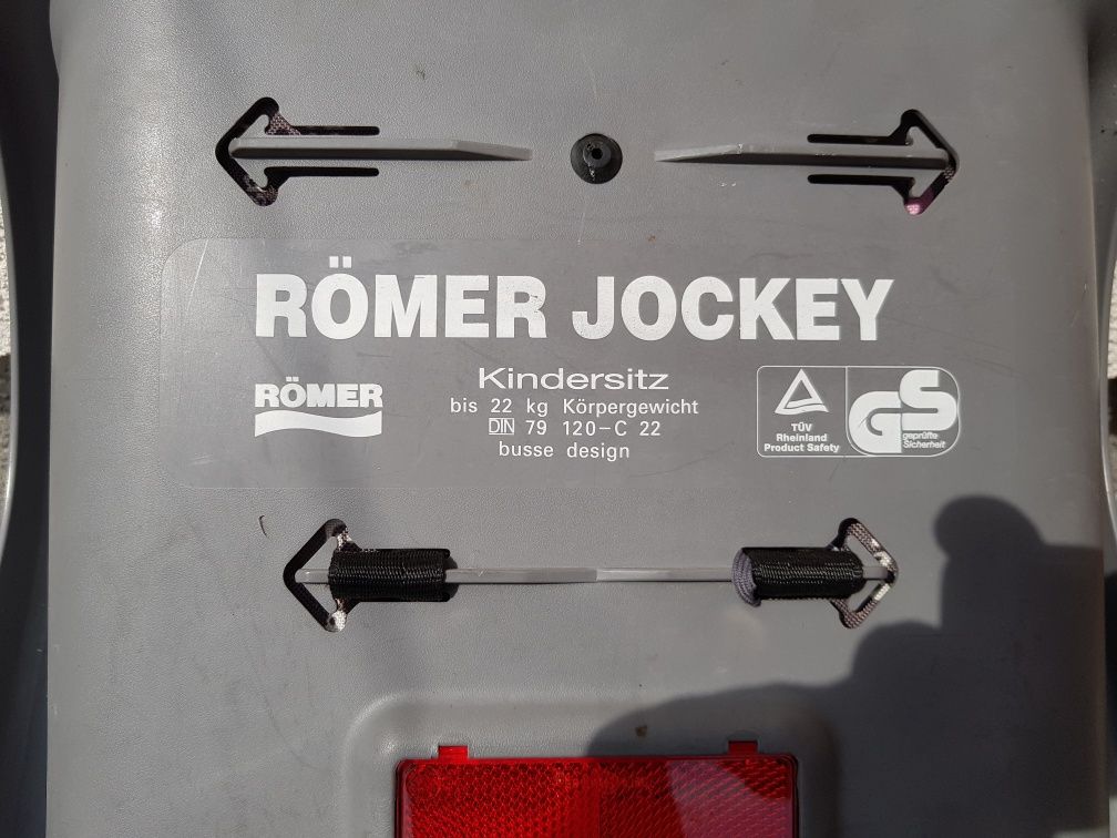Fotelik rowerowy dla dziecka Romer Jockey do 22kg