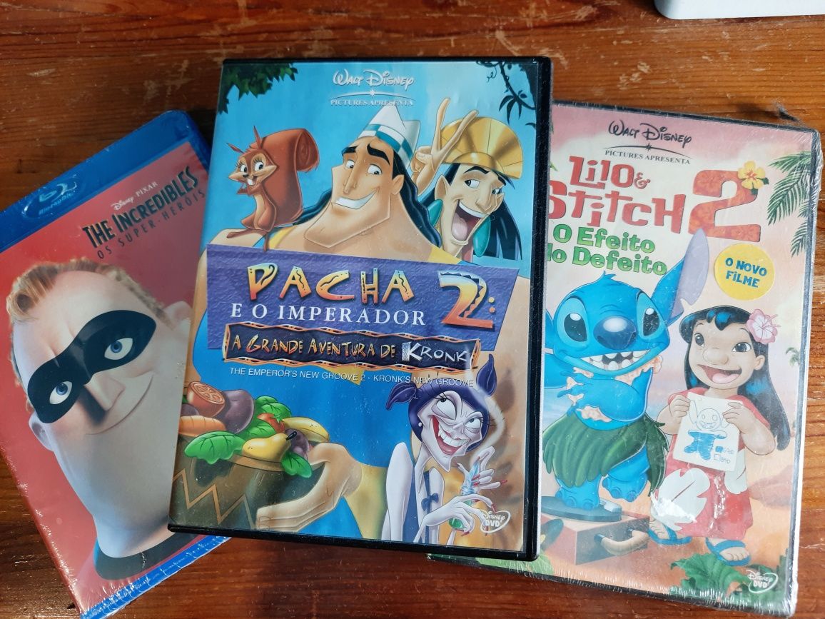 DVDs e blu-ray novos (alguns selados!!)