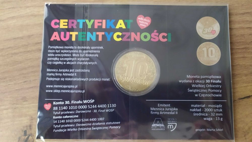 10 Finałków 30 Finał WOŚP 2022