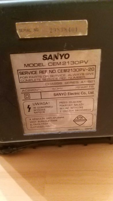 Telewizor Sanyo CEM2130PV-20