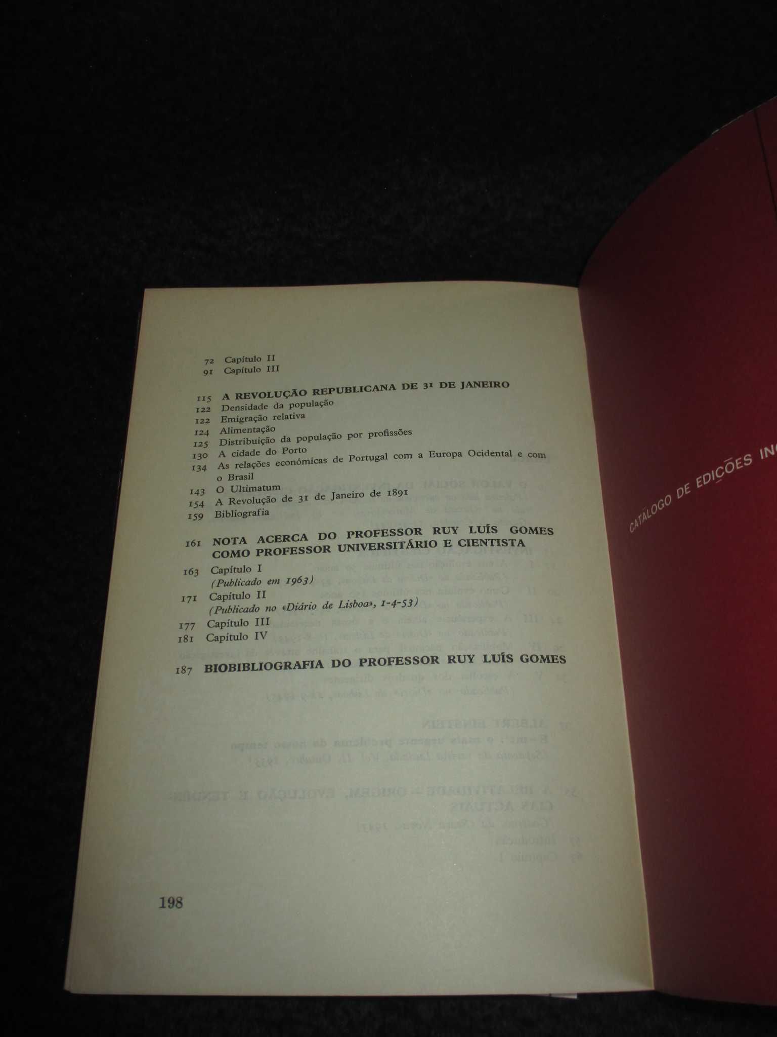 Livro Problemas de Investigação e História Ruy Luís Gomes