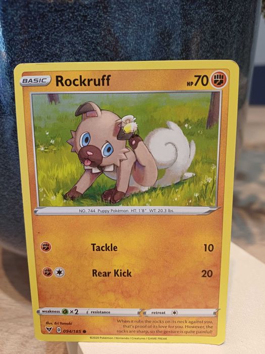 Carta Pokémon Rockruff #94