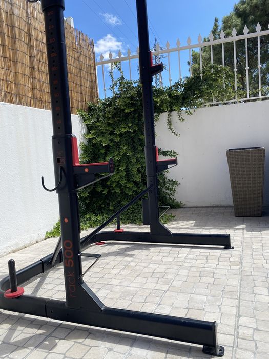 Rack de musculação reforçado