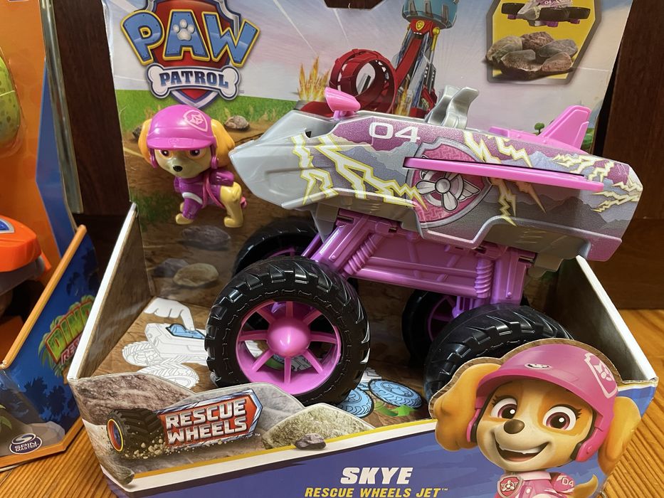 Щенячий патруль. Paw patrol rescue wheels/dino rescue. Skye, Zuma
