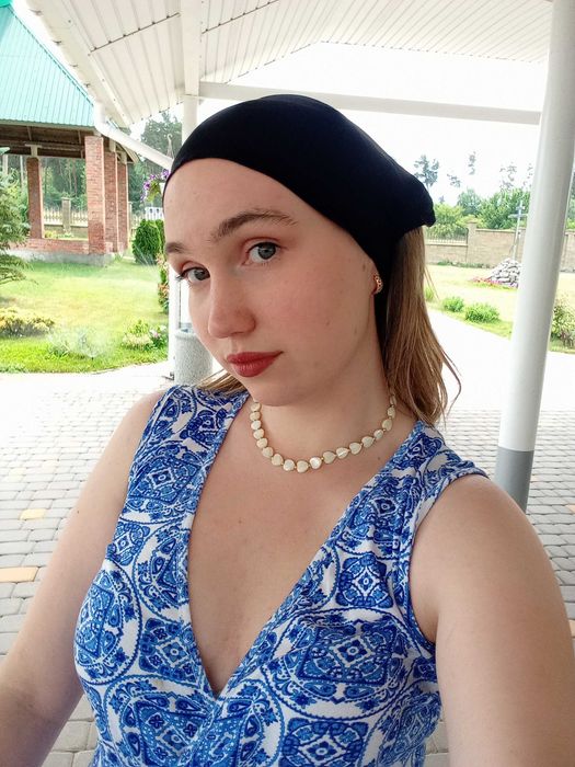 Дівоча літня косинка-обідок на голову