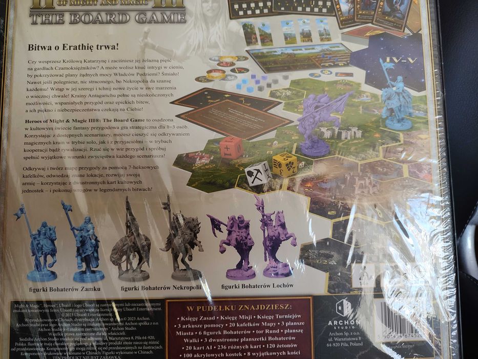 Oficjalna Gra planszowa Heroes III od Archon Studio Polska wersja NOWA
