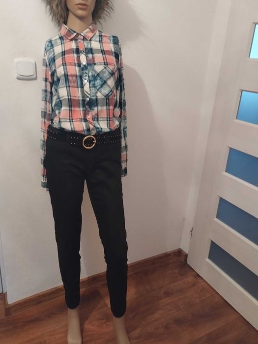 Spodnie woskowane Stradivarius 36/38