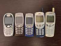 Цена за все 5! Ретро мобильные Nokia 6100, Samsung R210s, Siemens S55