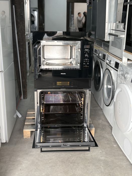 Комплект Miele M 8260-2 + H5681BP — духова шафа та мікрохвильова піч