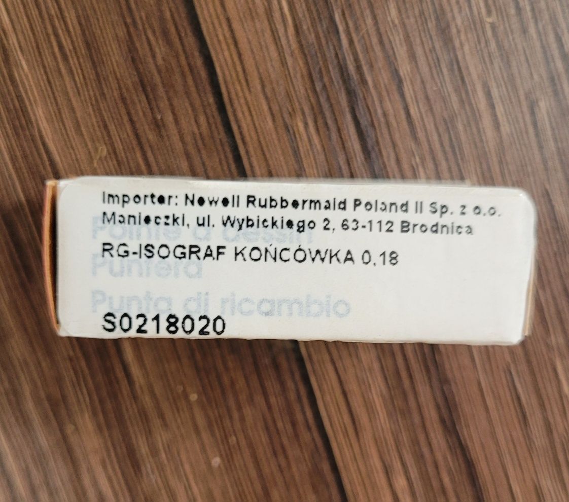 isograf Rotring koncowka  0.18mm