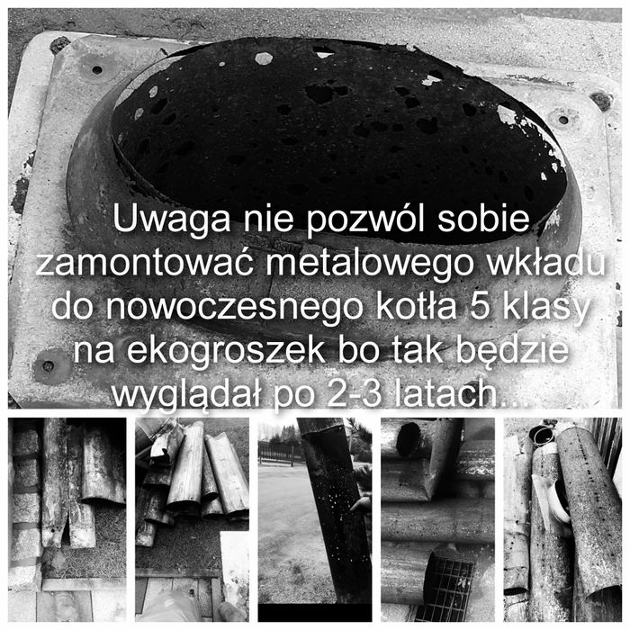 Wkład Ceramiczny gruba kamionka Schiedel do ekogroszku 5 + frezowanie