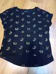 T-shirt Reserved L w kotki syrenki czarny