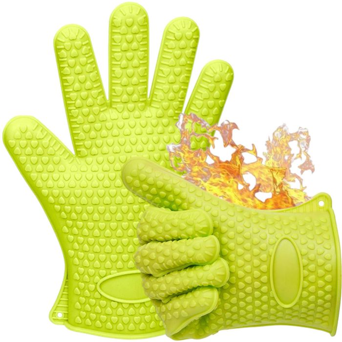 Rękawica silikonowa do grilla Duża gruba Łapka kuchenna do garnków