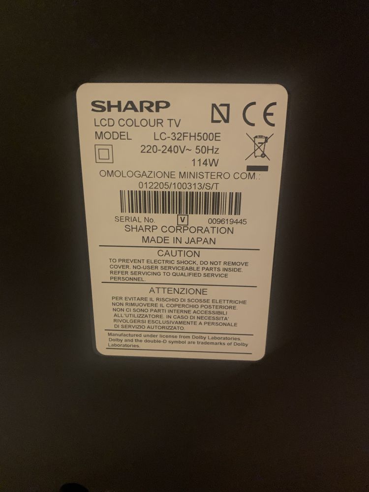 Телевизор SHARP LC32FH500E