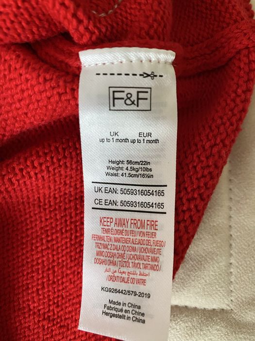 Sweterek świąteczny i body pajacyk dla noworodka