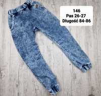 Spodnie dresowe bawełniane chłopięce Mimi joggery 146