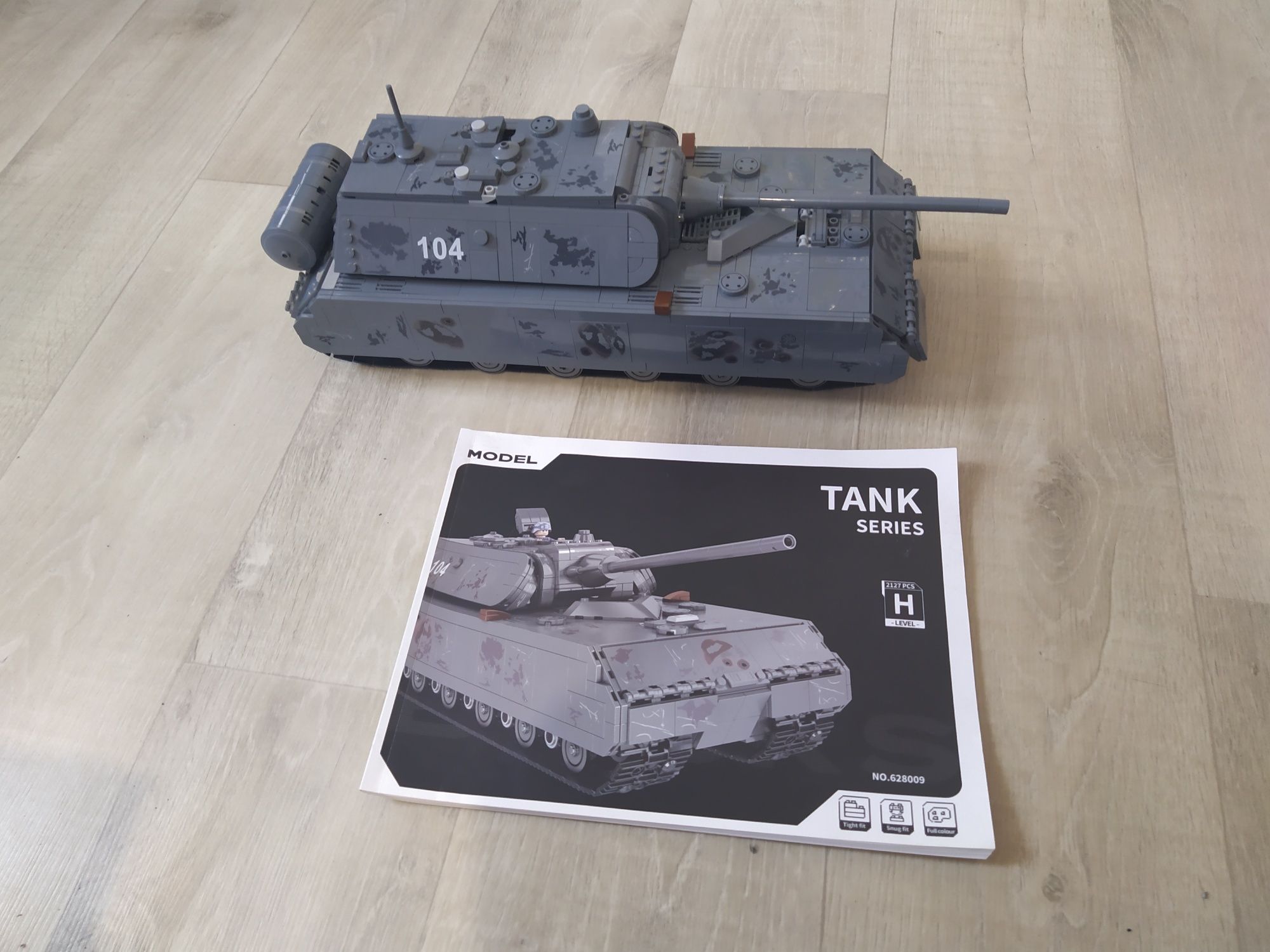 Лего Німецький танк маус (Panzer VIII Maus) 2127 деталей