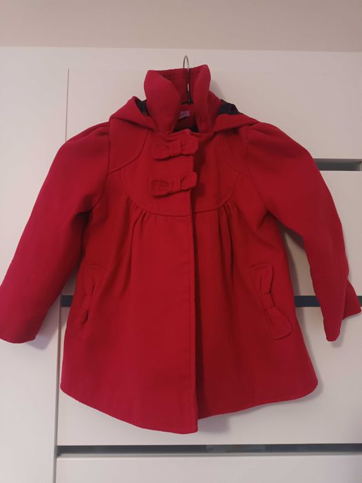 Płaszcz dziewczęcy 104 cm