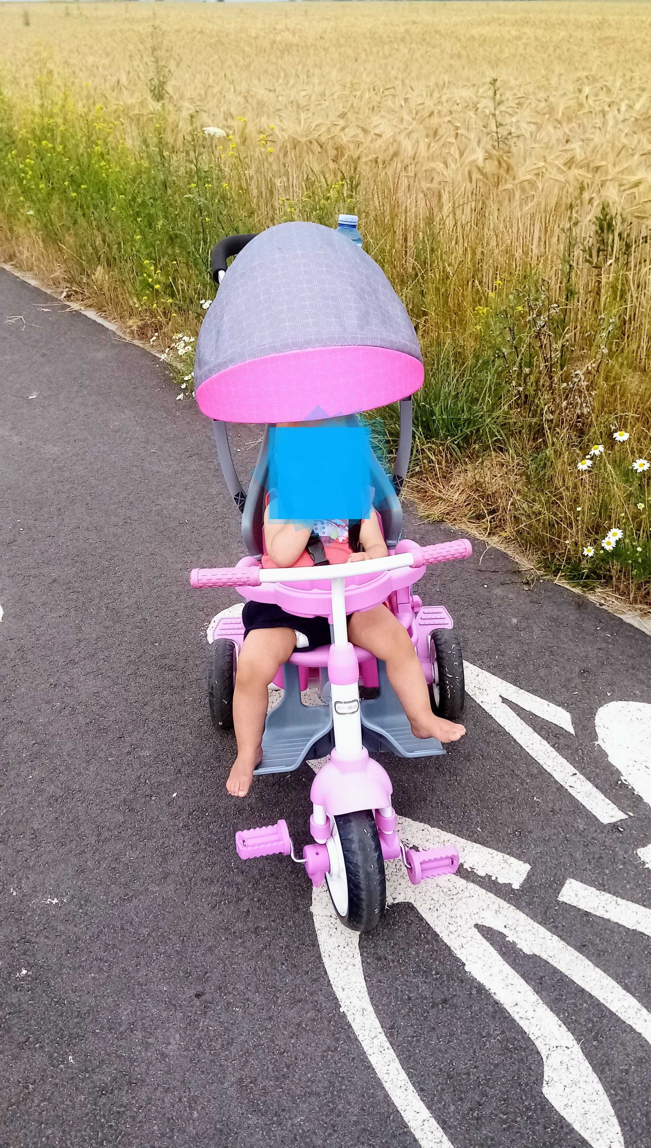 Rower Rowerek dla dziewczynki Little Tikes 4w1 Perfect Fit Trike róż