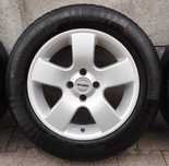 Super felgi aluminiowe ENZO 15 cali 4x100 + opony CONTINENTAL gratis