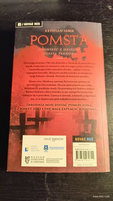 Pomsta - Krystian Janik (autograf)