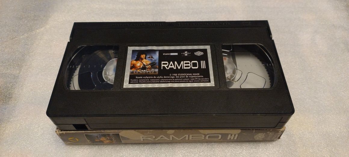 Kaseta wideo VHS Rambo 3  Sylvester Stallone