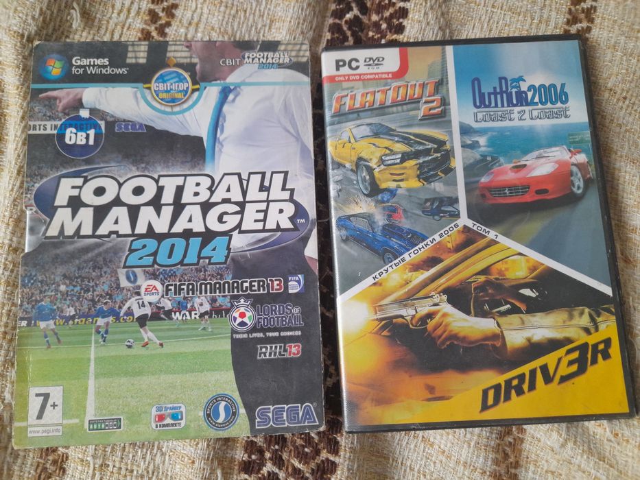 DVD диски, ігри для ПК