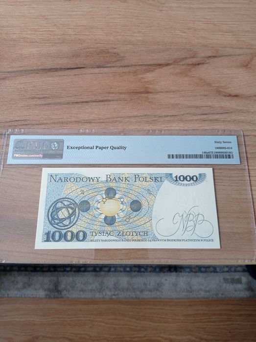 Banknot 1000zl PMG