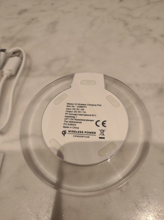 Meteor Qi Wireless charging pad ładowarka indukcyjna do telefonu