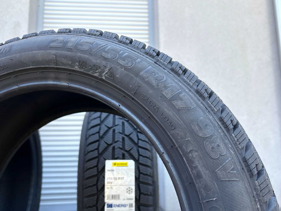 4szt NOWE! zimowe 215/55r17 Kormoran Snow 98V XL prod 2025rok! 5lat gw