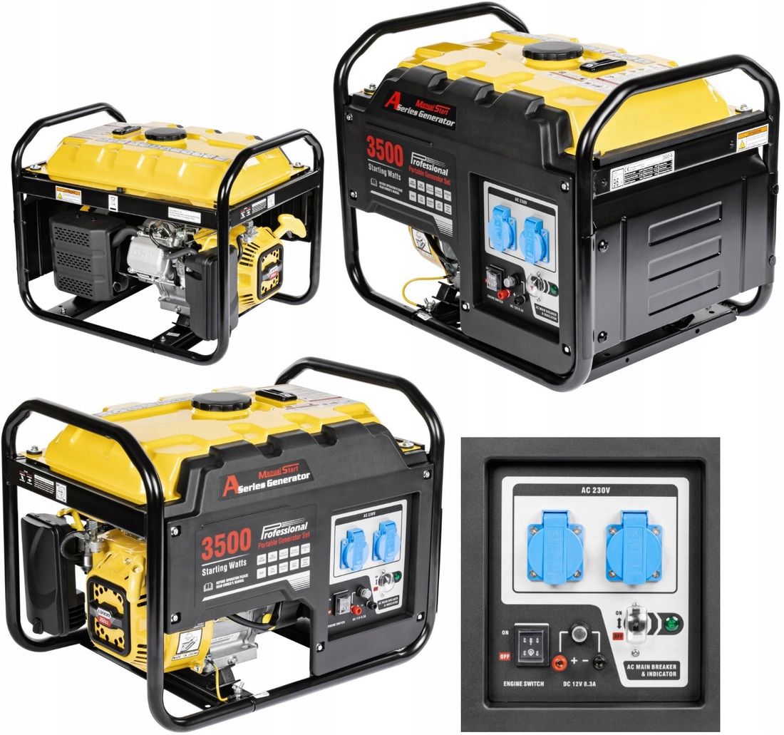 Loncin Lc3500-As Mocny Agregat Generator Prądotwórczy 2X230V Avr 3,1Kw