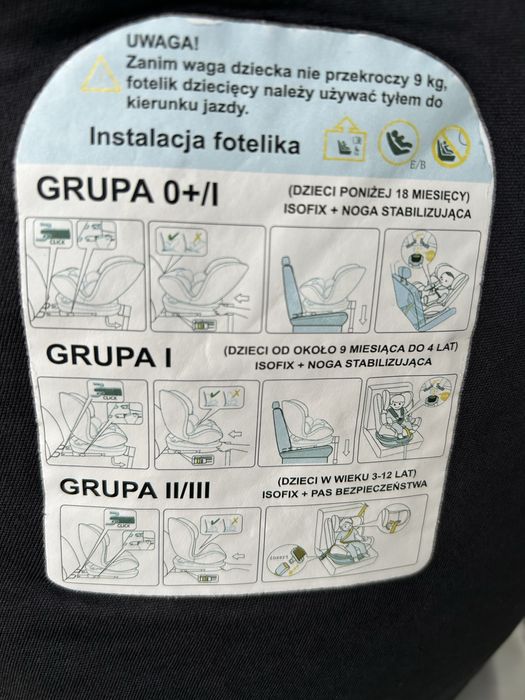 Fotelik summer baby 0-36. Stan bardzo dobry.