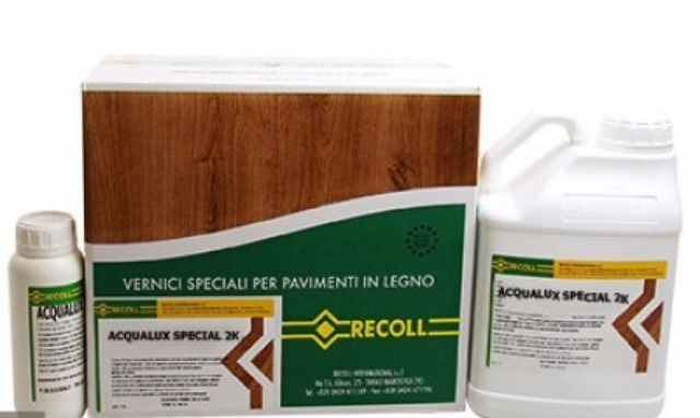 Лак паркетний Recoll Acqualux Special ,Рекол Аквалюкс Спешл, 2K 5л