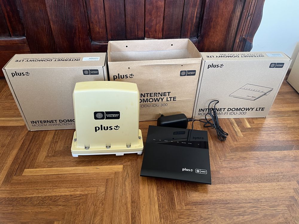 Internet domowy Router ODU-300 IDU-300 LTE Wifi komplet zestaw