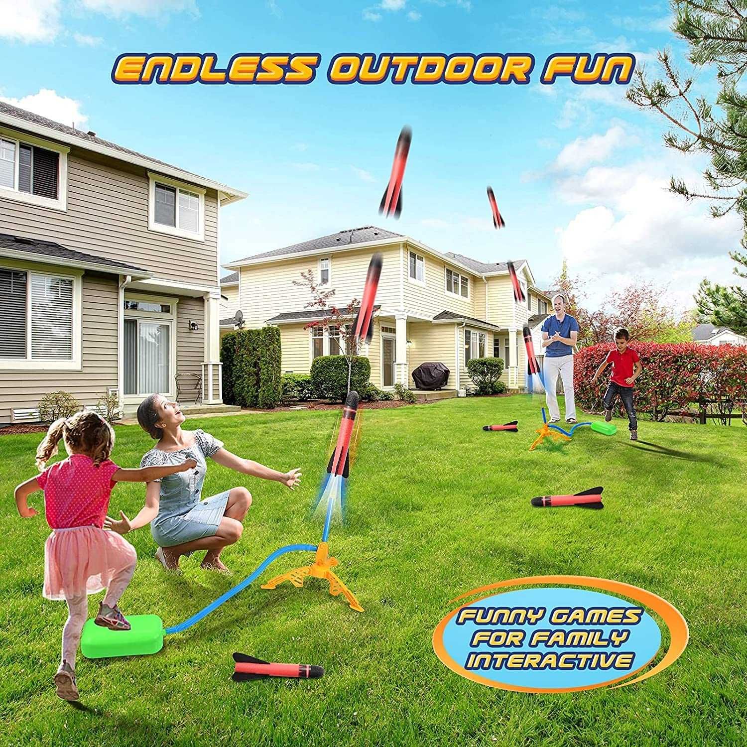 Wyrzutnia rakiet piankowych stomp rocket gra P61